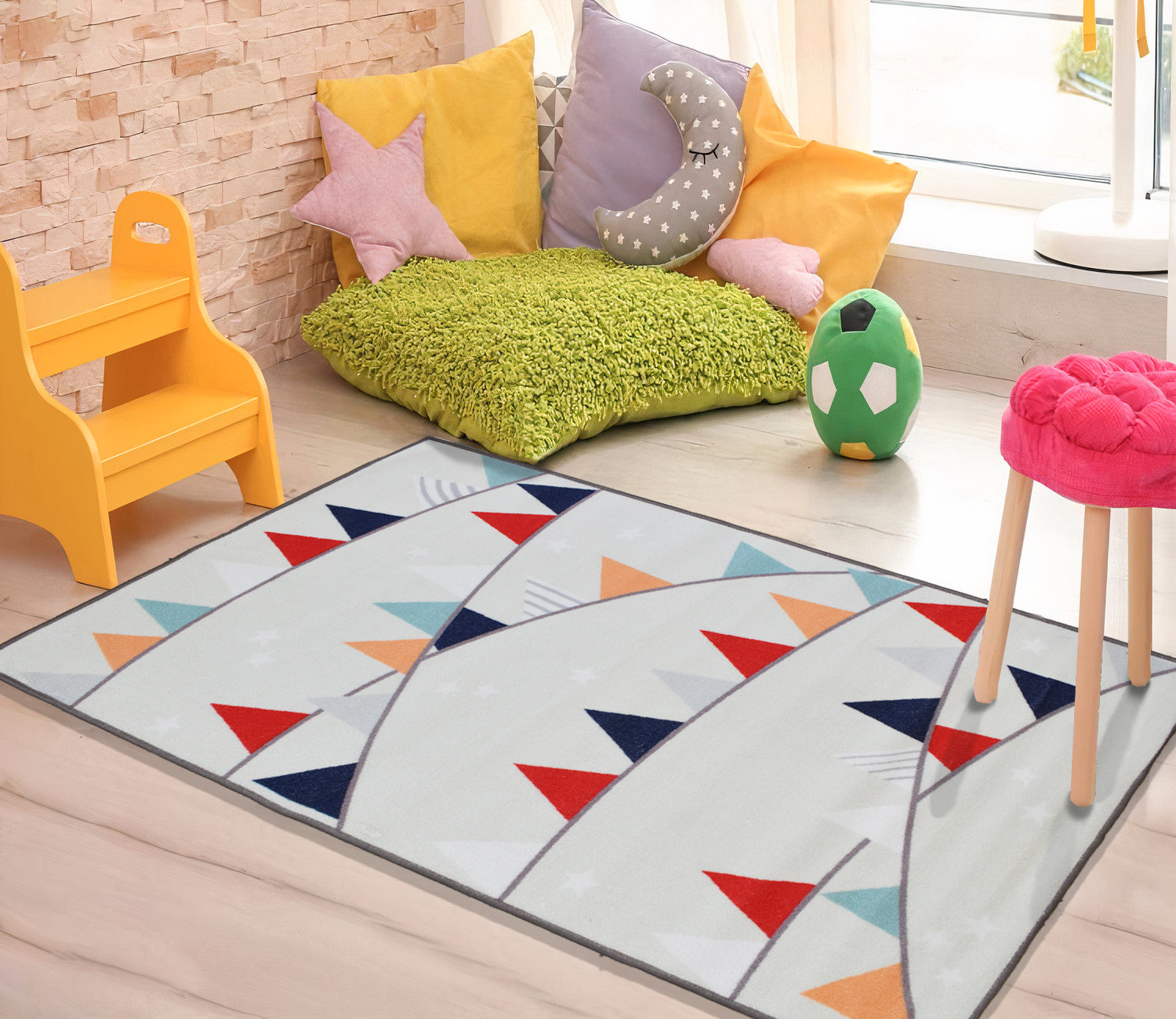 Urban Space Home Furnishing 3D Digital Printed Carpet, Rugs for Living Room , Bedroom , Rug with Anti Slip Backing - DR1022