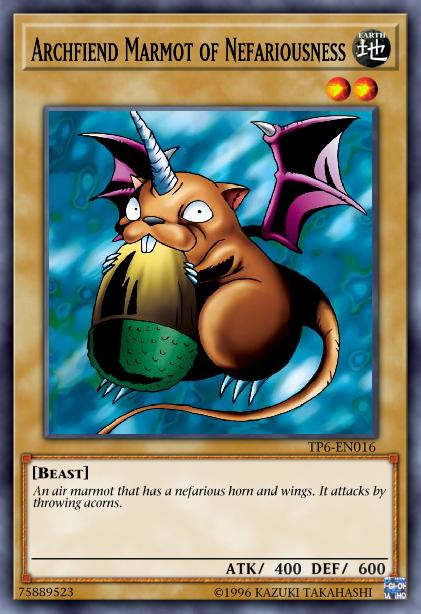 Yu-Gi-Oh! Archfiend Marmot of Nefariousness - TP6-EN016 - Common - Unlimited