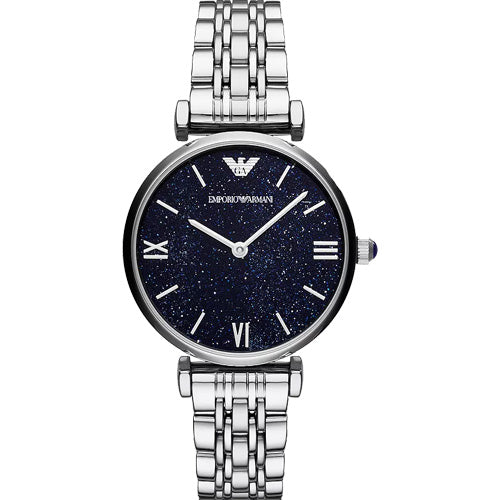 Emporio Armani Gianni T-Bar Blue Dial Women 32mm