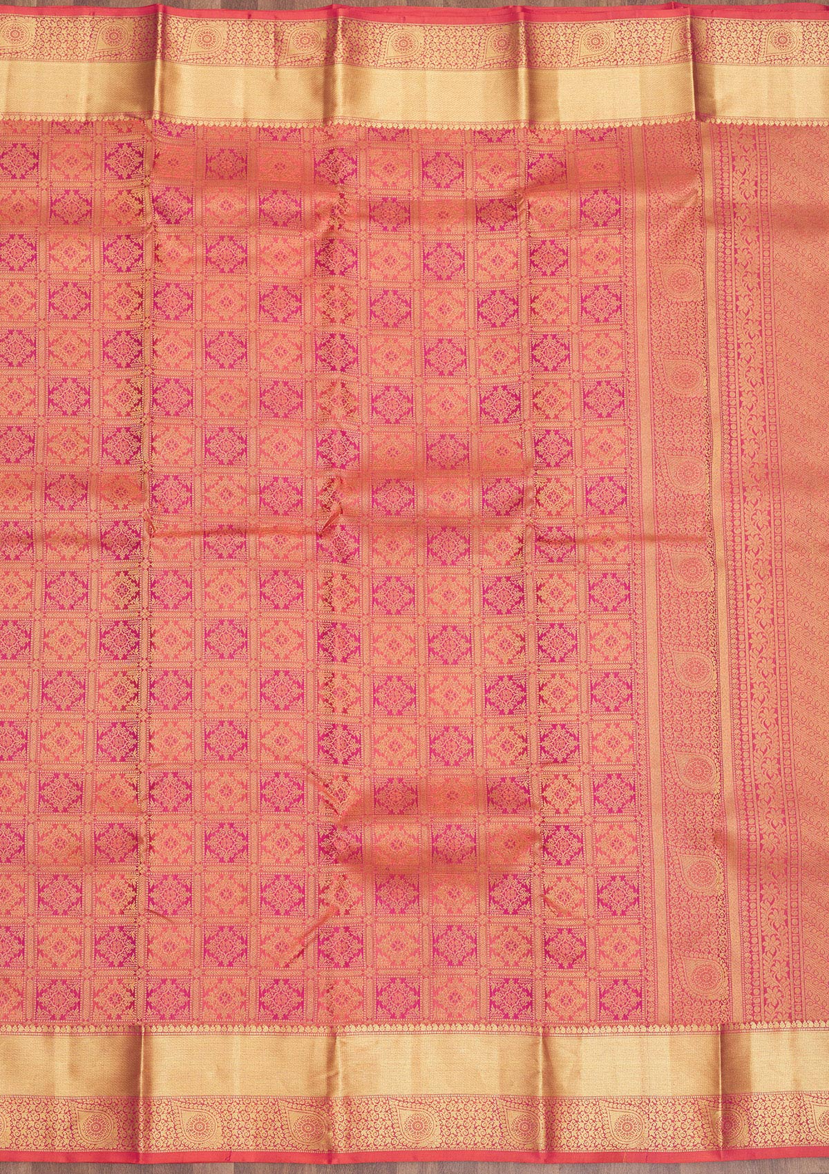 Koskii Pink Zariwork Pure Silk Saree – Women's - view 6