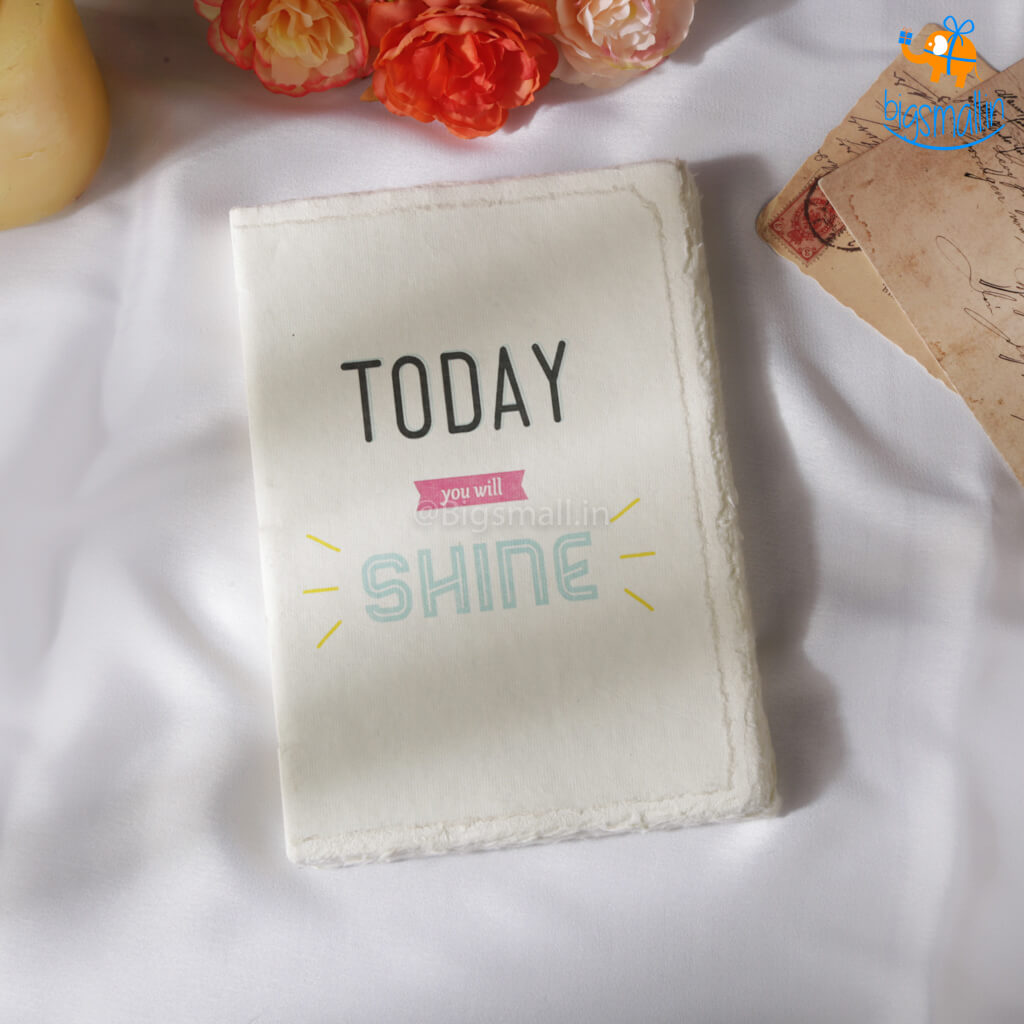 Ascetic Today You Will Shine Journal - view 4