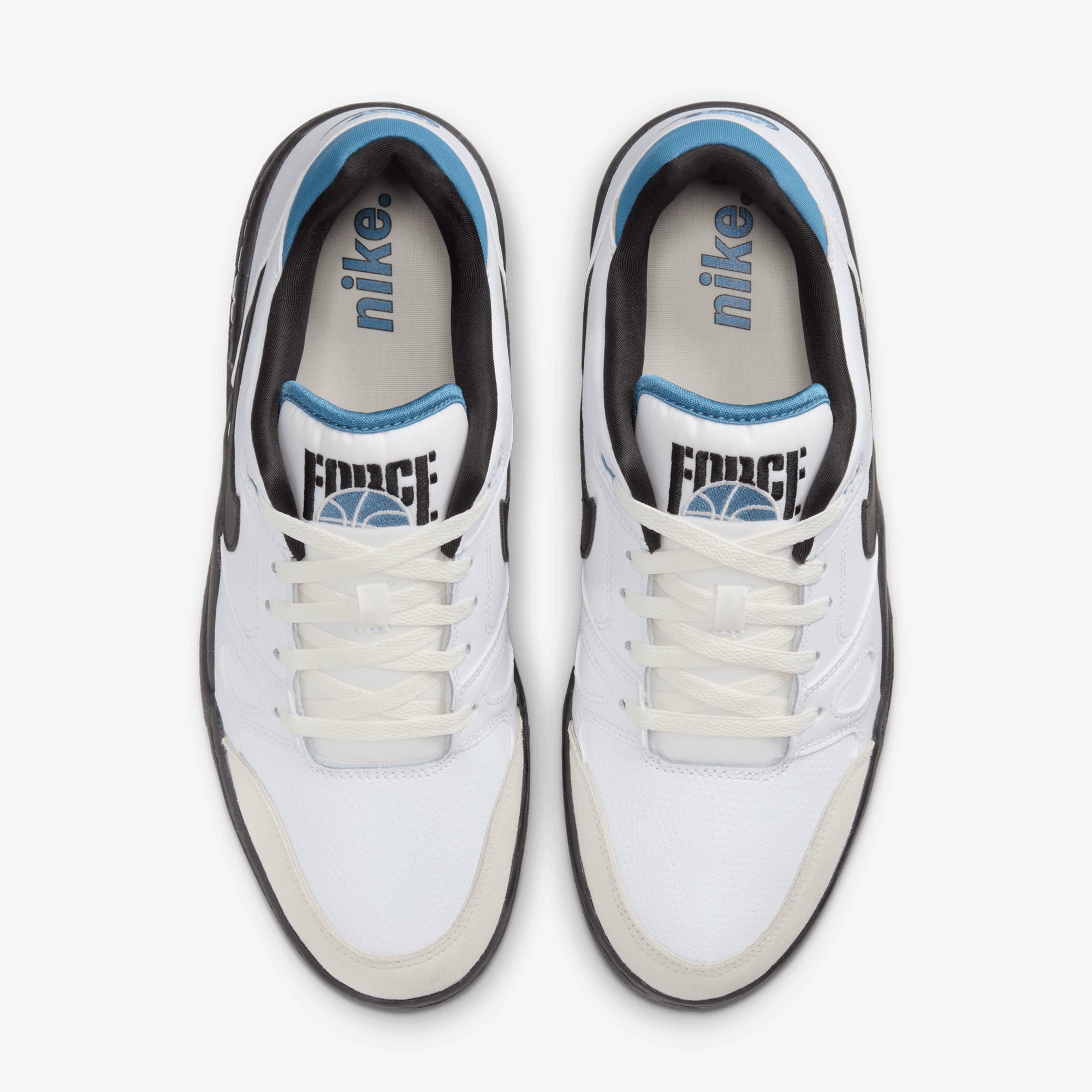 Nike | Full Force Low { White/black-phantom-aegean Storm - view 2