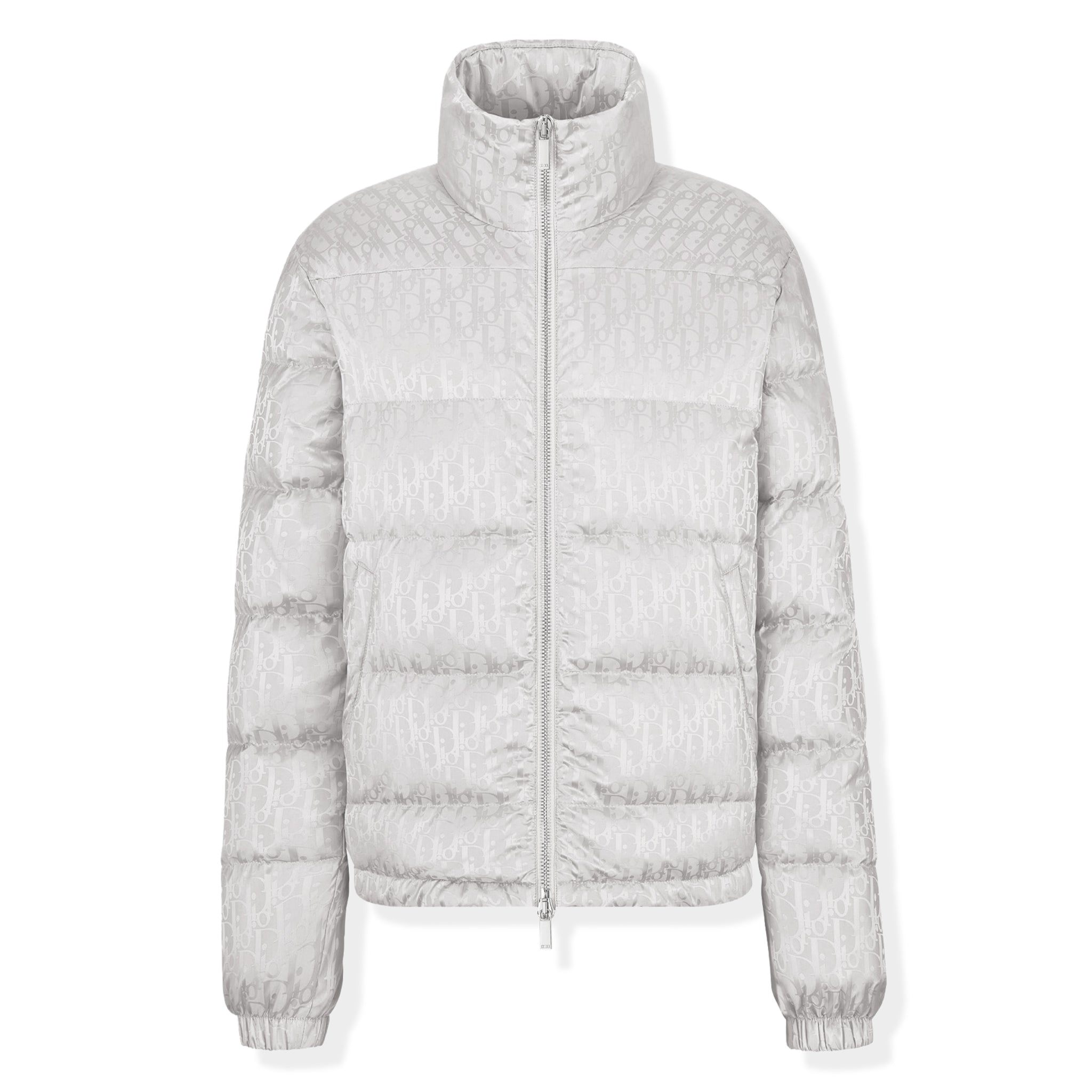 Dior Oblique Blouson Pearl Jacket – White