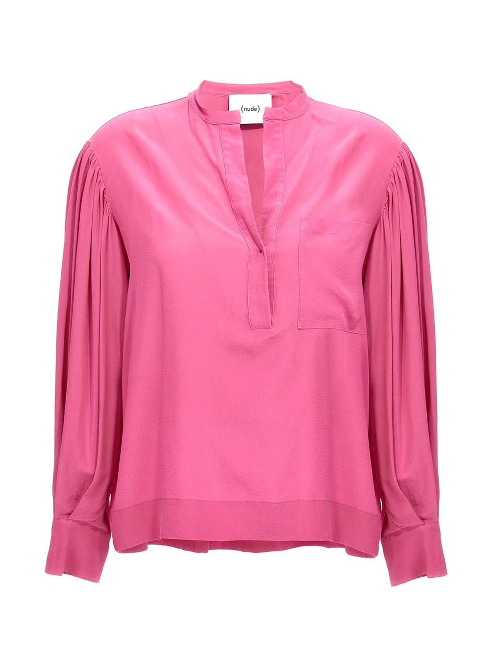 Nude Silk Bloshirt – 100% silk