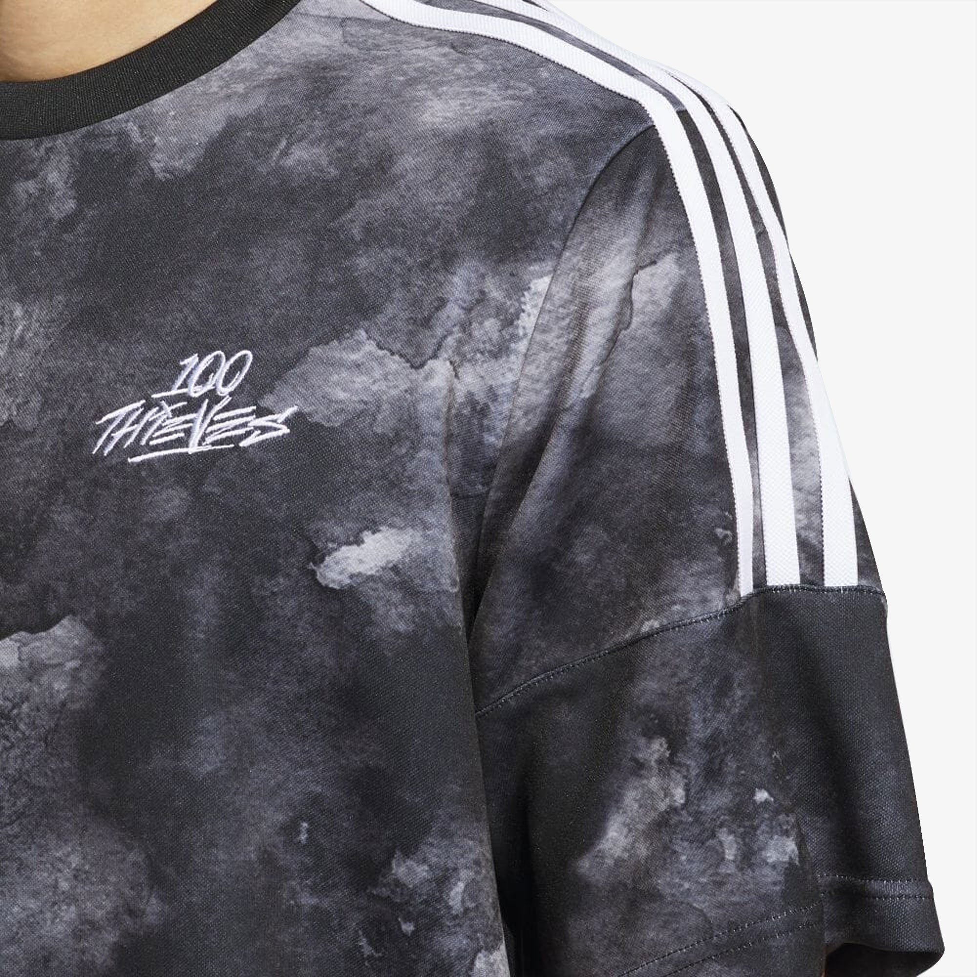 Adidas Originals | 100 THIEVES JERSEY { BLACK - view 4