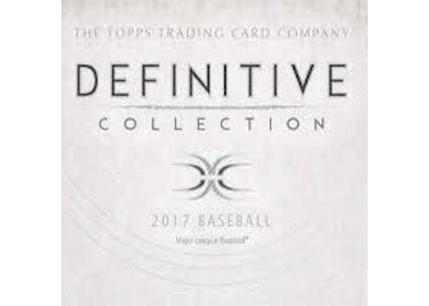 2017 Topps Definitive Collection Baseball Hobby Box