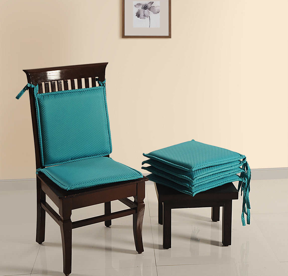 Swayam India Chair Pads- Cpd01 - 5406 Teal