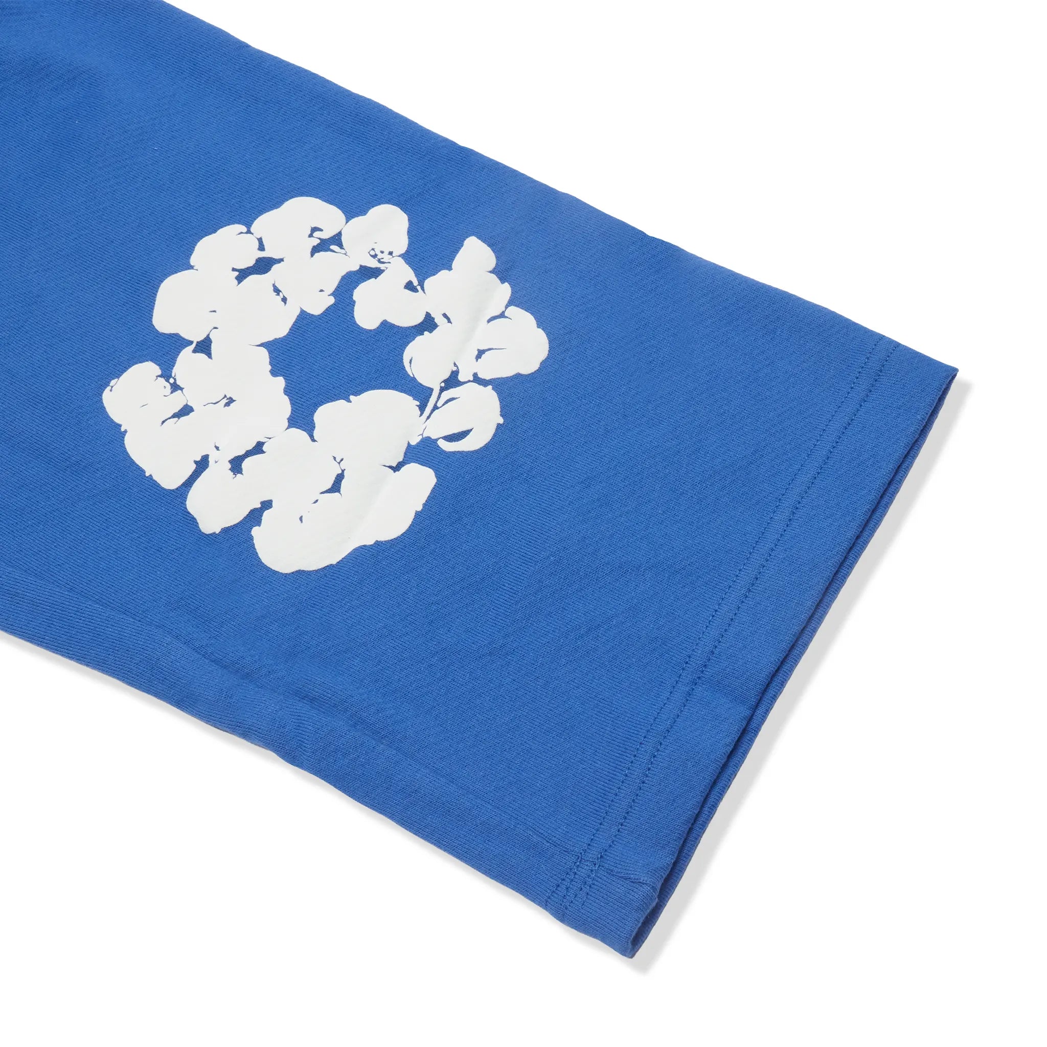 Denim Tears The Cotton Wreath Baggy Blue Sweatpants - view 3