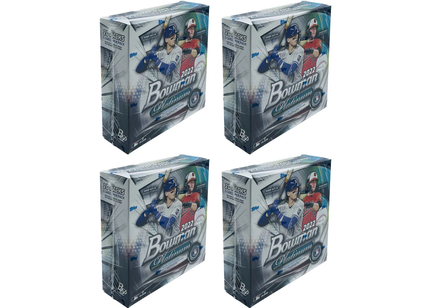 2022 Bowman Platinum Baseball Monster Box 4x Lot