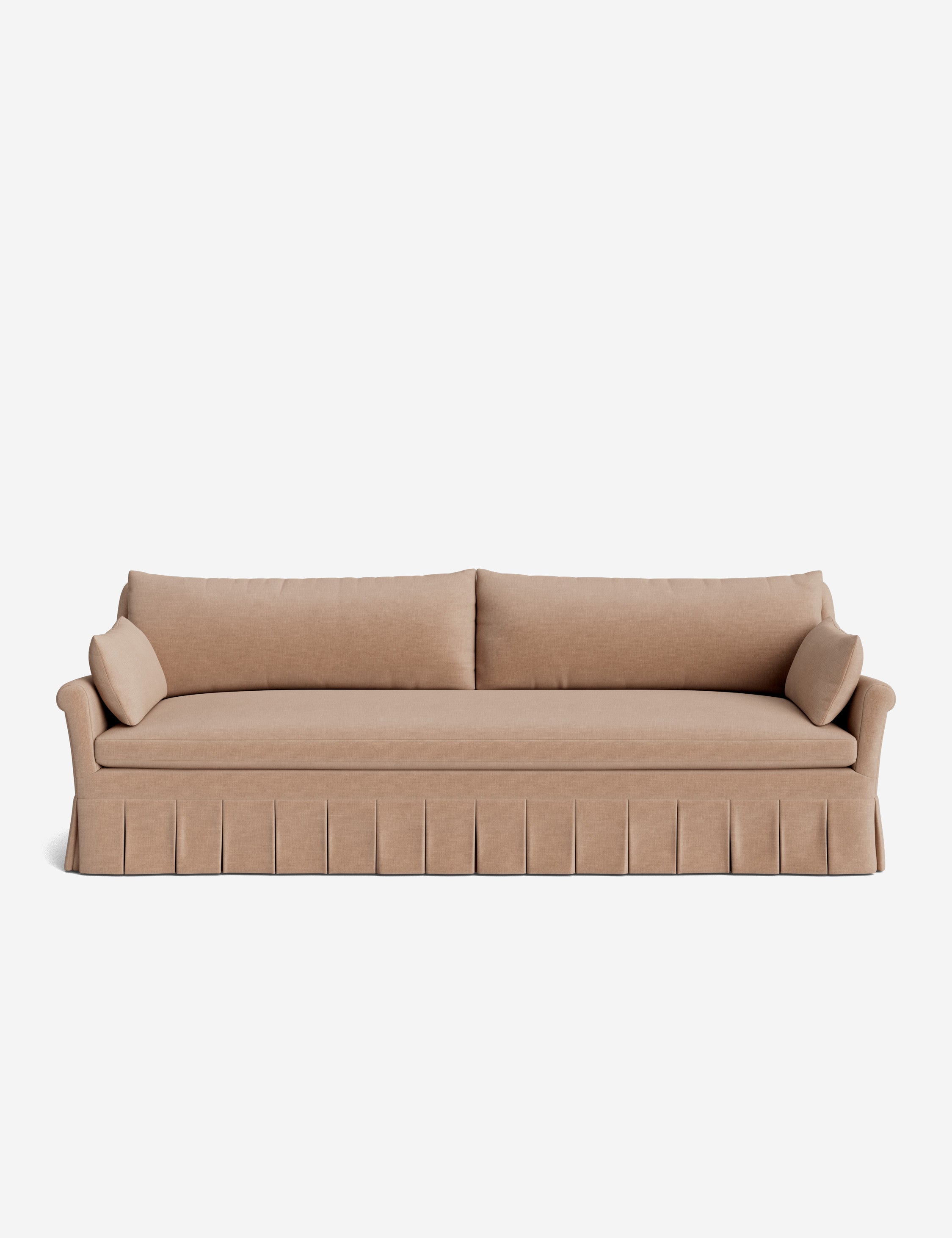 Lulu and Georgia Portola Rolled Arm Pleated Sofa - view 66