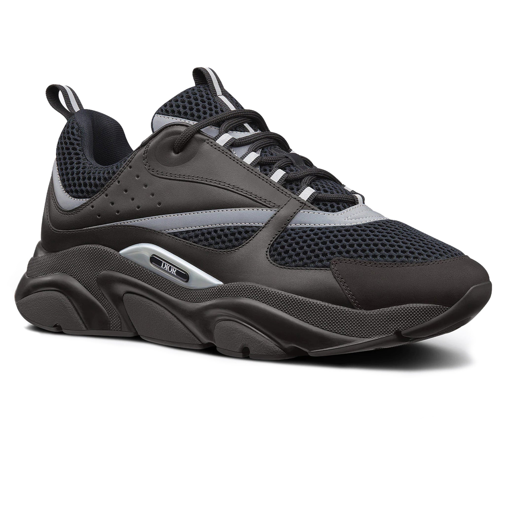 Dior B22 Black Calfskin Trainer - view 2