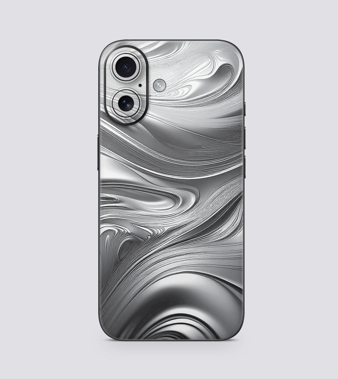 Apple iPhone 16 Silver Swirl