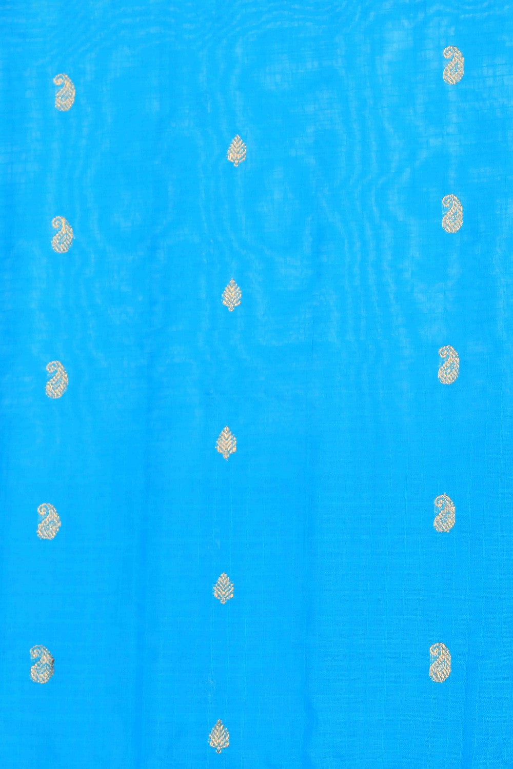 Kalanjali Gadwal Cotton Silk Blue Saree – Women's - view 2