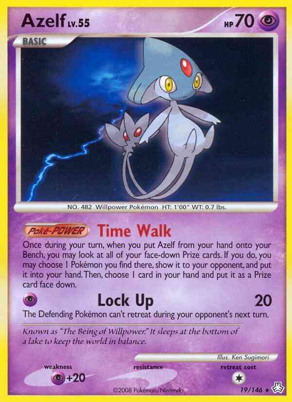 Rare dp6-19 non-holo – Pokémon Azelf - 19/146 - Rare [dp6-19] [Non-Holo]