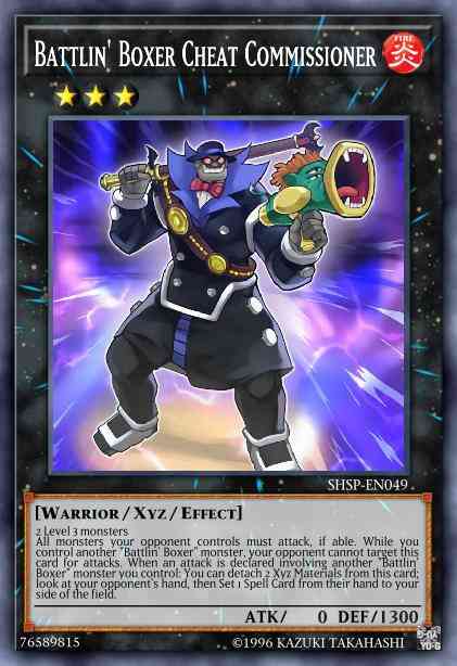 Yu-Gi-Oh! Battlin' Boxer Cheat Commissioner - SHSP-EN049 - Rare - 1st Edition