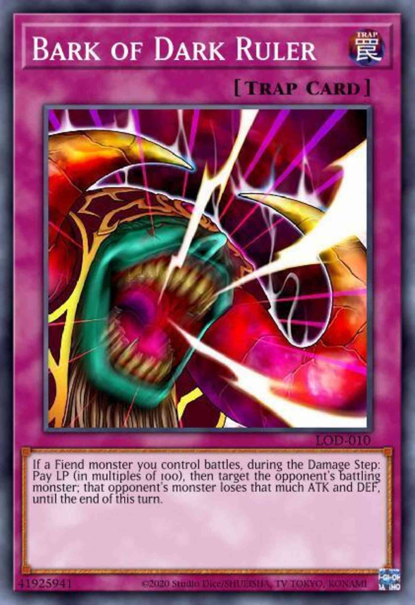 Yu-Gi-Oh! Bark of Dark Ruler - LOD-010 - Common - Unlimited