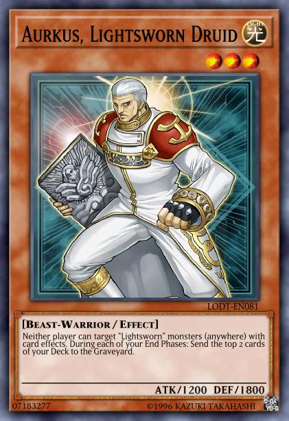Aurkus lightsworn druid – Yu-Gi-Oh! Aurkus, Lightsworn Druid - RYMP-EN105 - Common - Unlimited