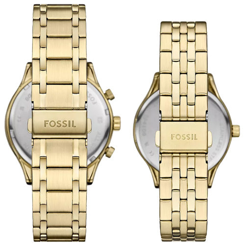 Fossil Fenmore Silver Dial Pair 44mm & 36mm BQ2899SET - view 4