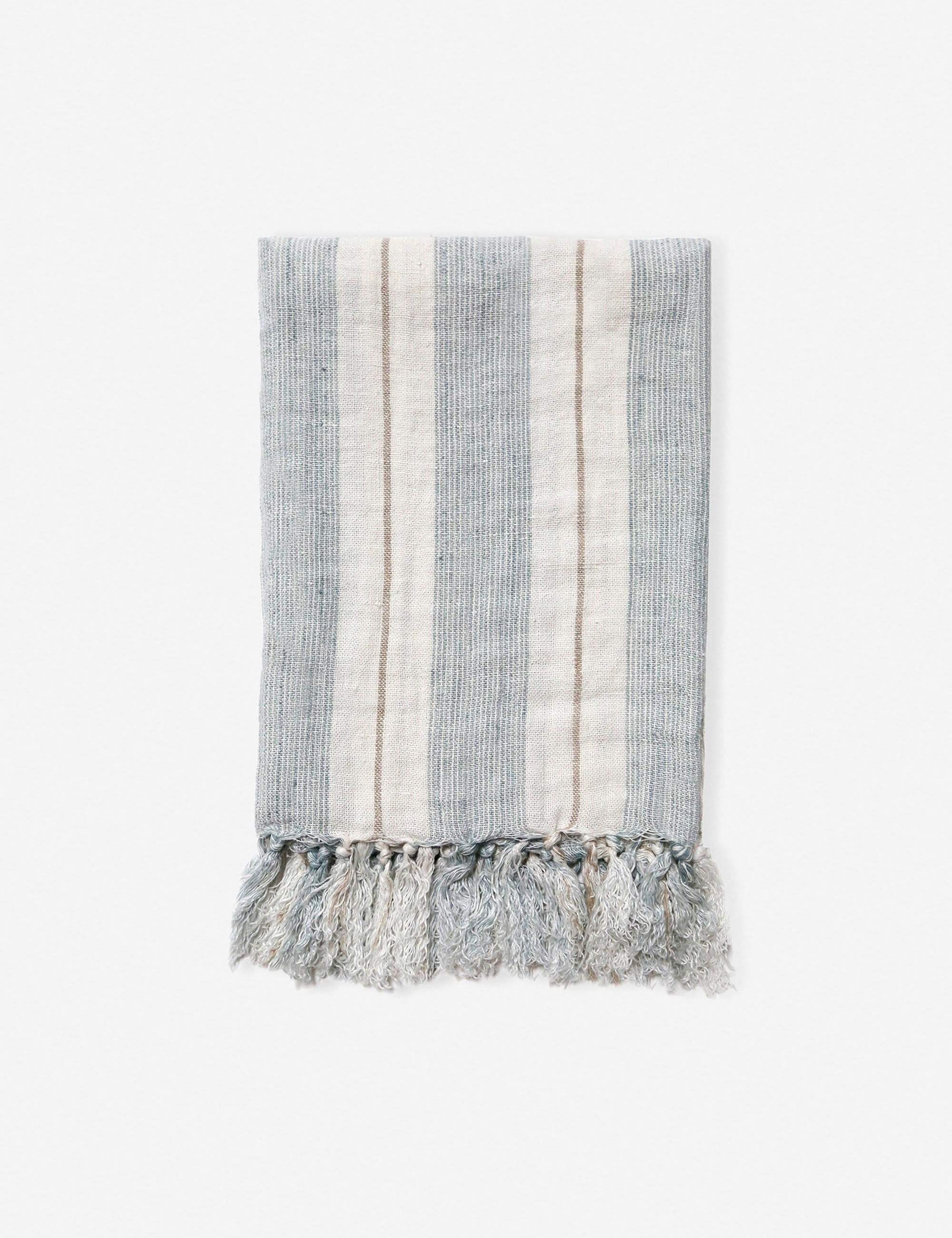 Lulu and Georgia Laguna Linen Blanket by Pom Pom at Home