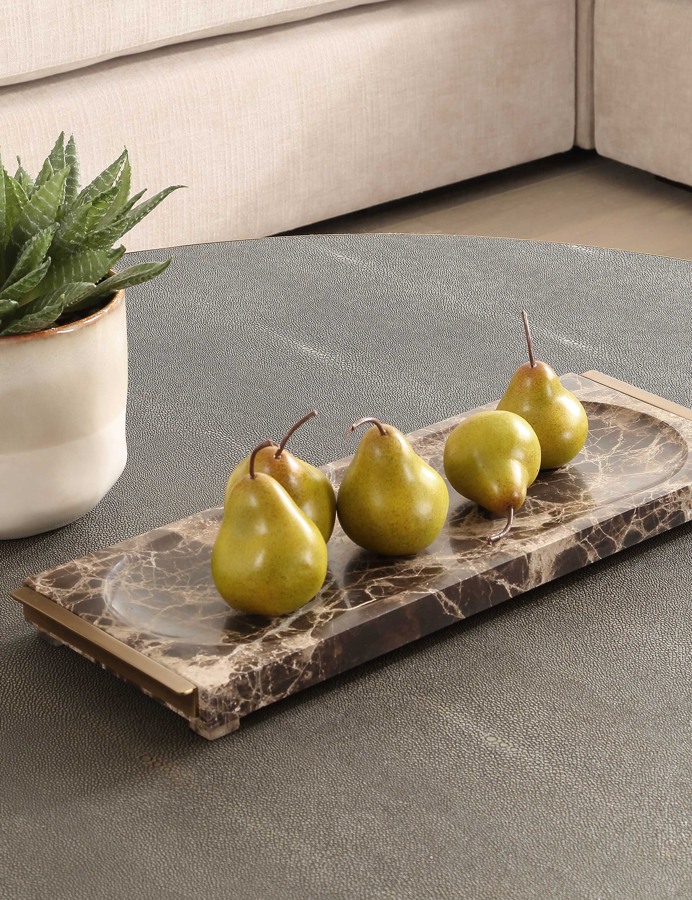 Lulu and Georgia Rial Tray – Brown - view 2
