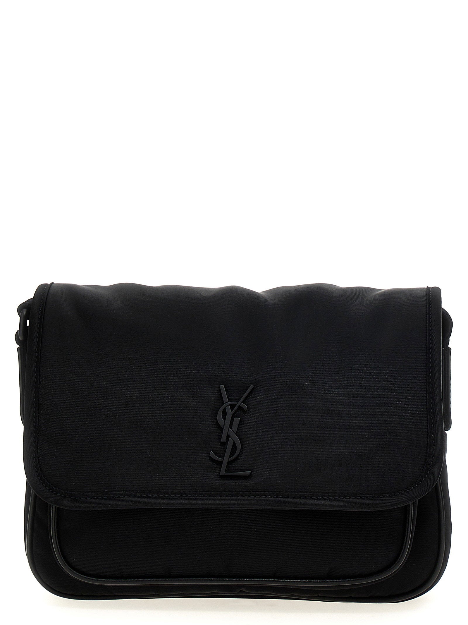 Saint Laurent Messenger Niki Crossbody Bag – 90% polyamide, 10% brass