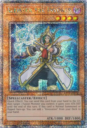 Yu-Gi-Oh! Aleister the Invoker - Alternate Art - RA04-EN024 - Quarter Century Secret Rare - 1st Edition