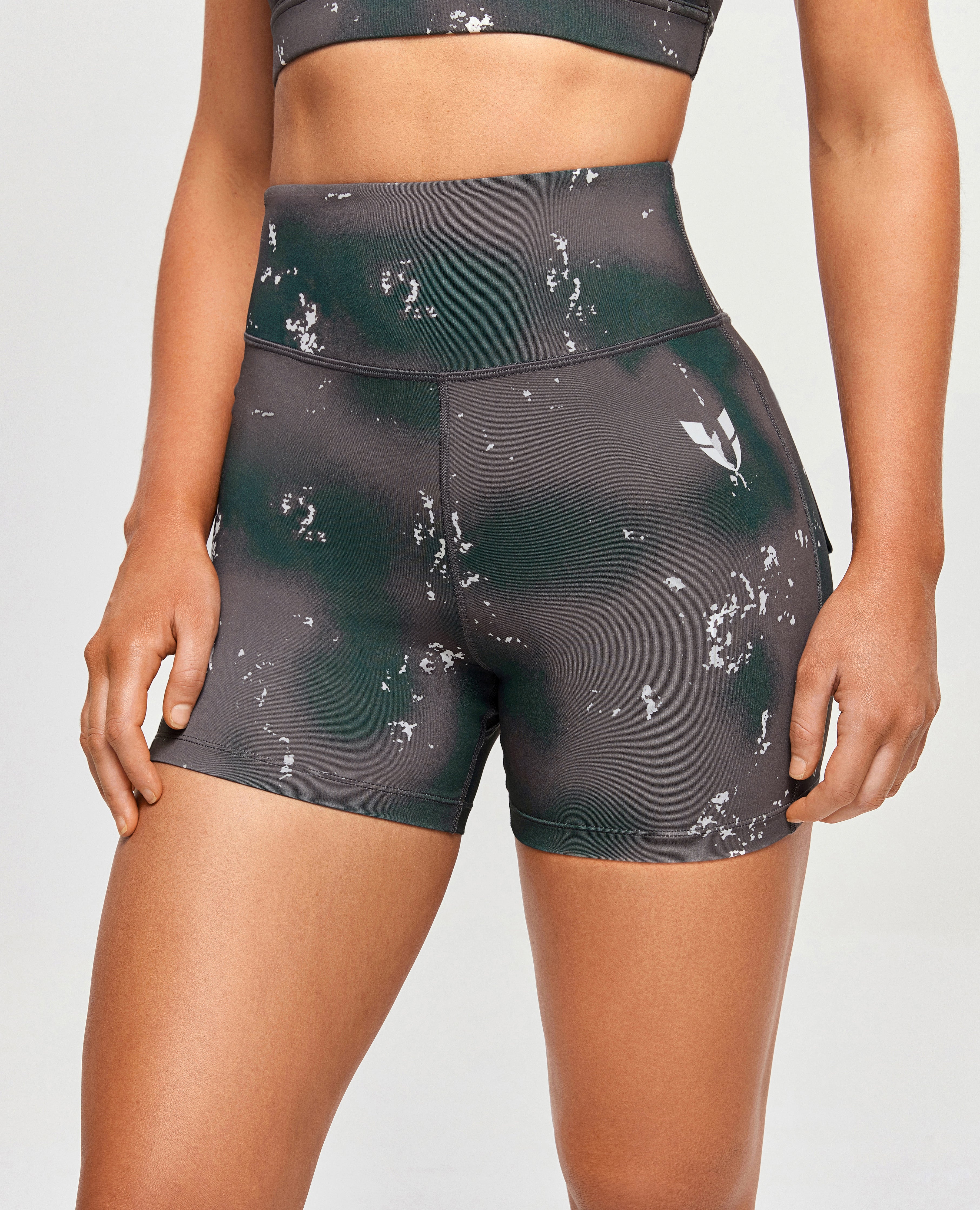 FIRM ABS Cargo Short Shorts - Phantom Tie Dye