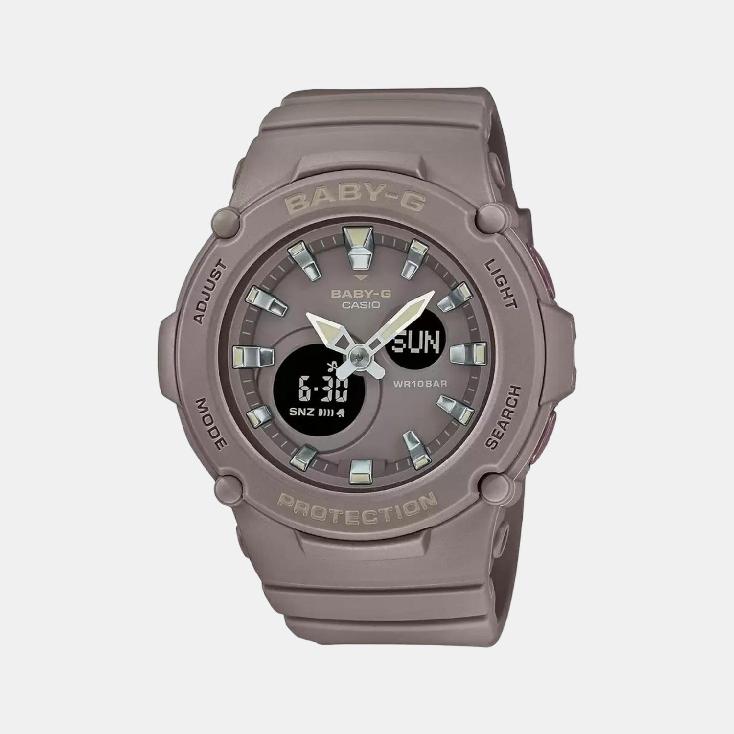 Casio Baby-G Women Quartz Brown Dial Analog-Digital Resin Watch BX195