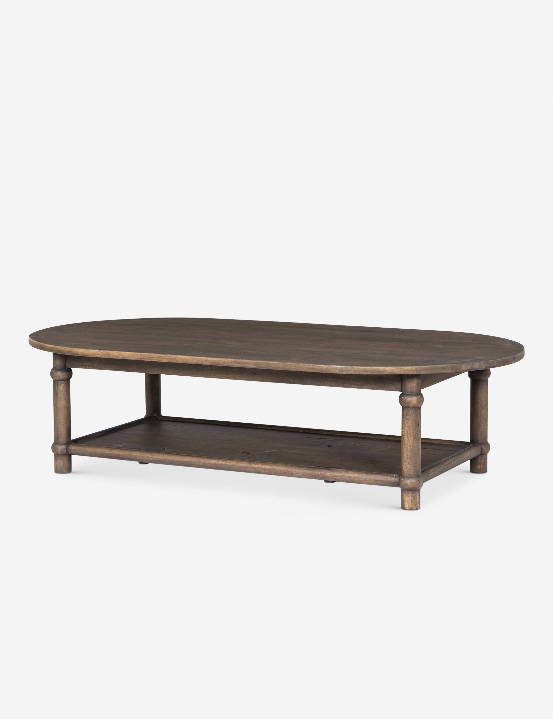 Lulu and Georgia Charnes Oval Coffee Table by Amber Lewis x Four Hands