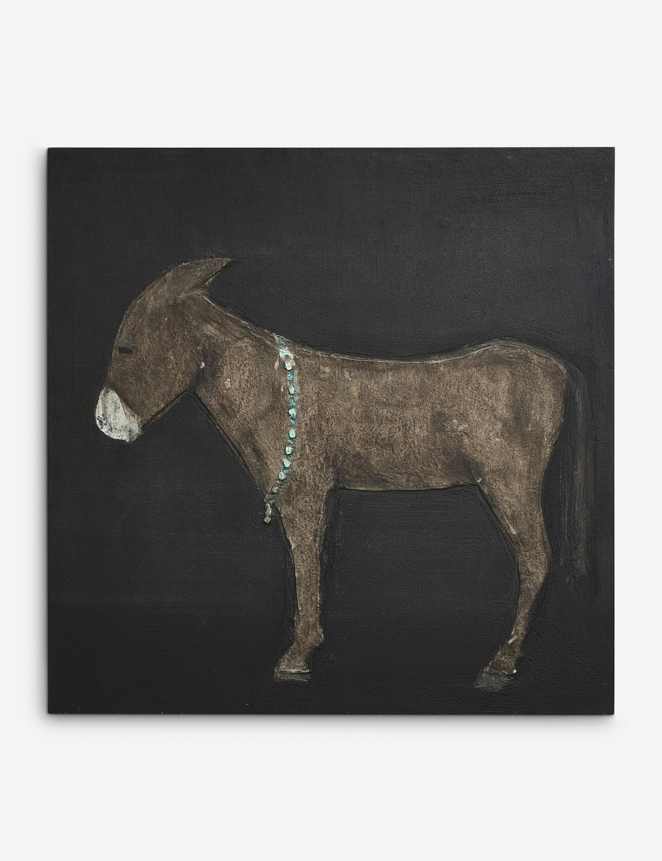 Lulu and Georgia Burro Noche Wall Art by Paul Meyer
