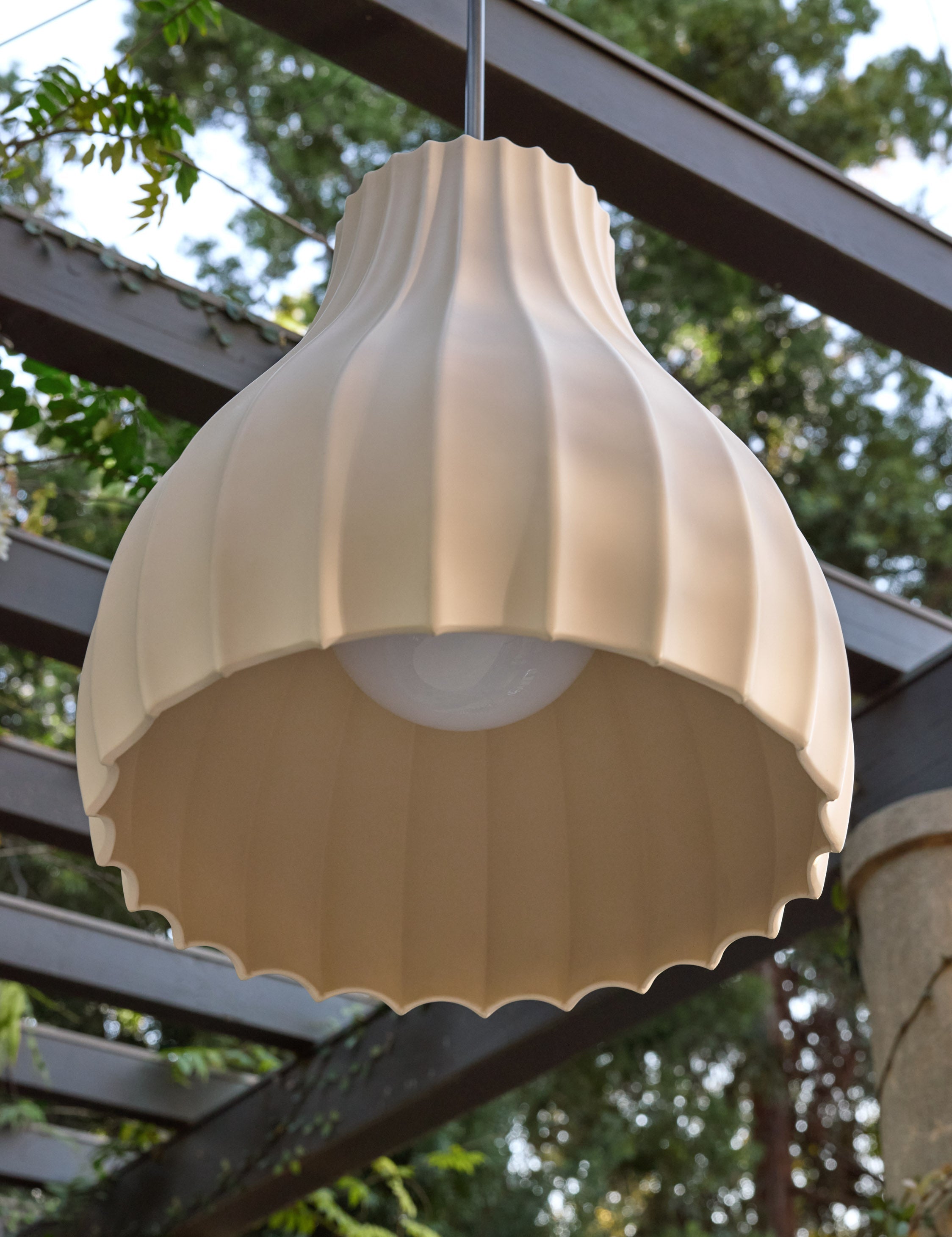 Lulu and Georgia Cading Outdoor Pendant Light - view 3