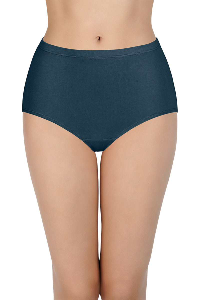 every de 100% Cotton Full Brief Panty Pack (Pack of 3) - D028 - Multi - view 5