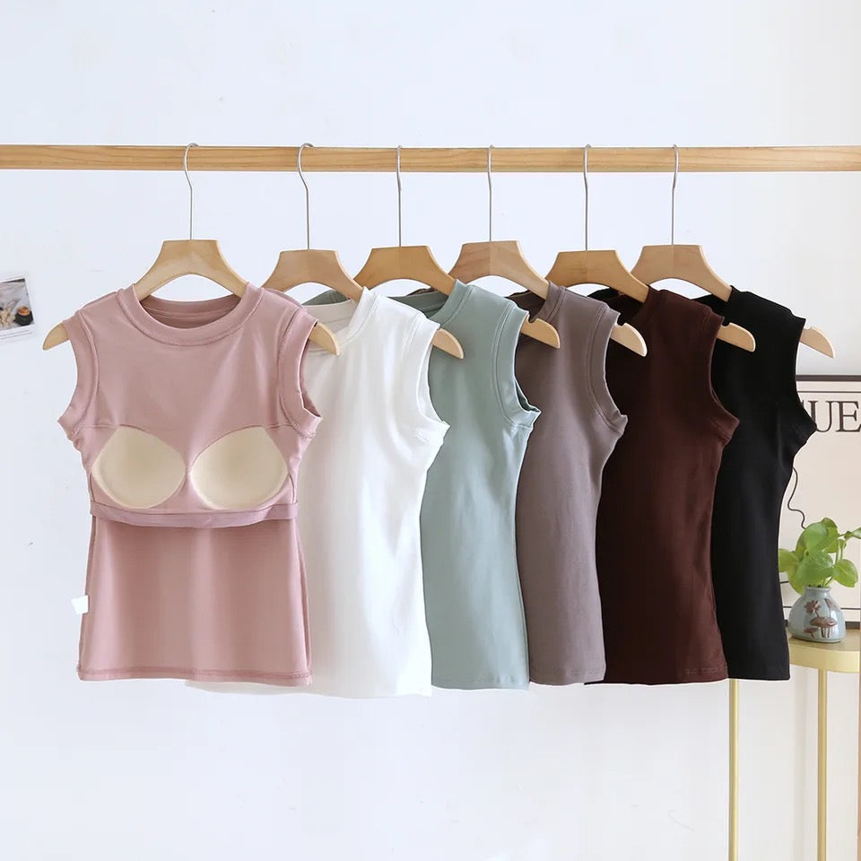 Alamode By Akanksha Joyce Tank Tops with Inbuilt Bra