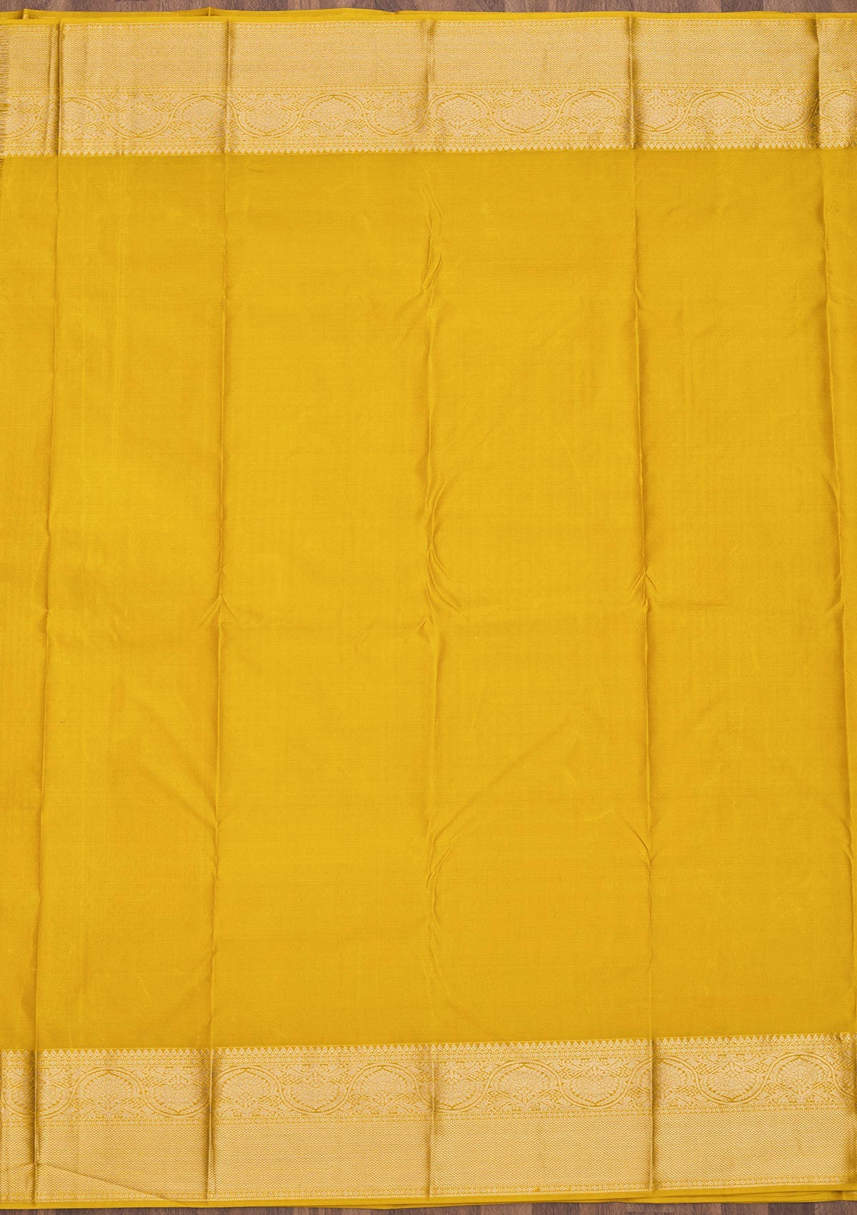 Koskii Yellow Zariwork Pure Silk Saree – Women's - view 6