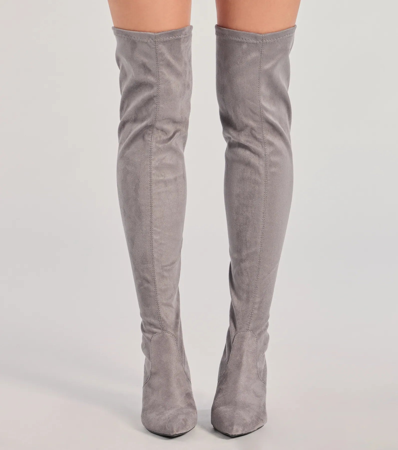 Windsor Feelin' Fab Faux Suede Over-The-Knee Boots - view 10
