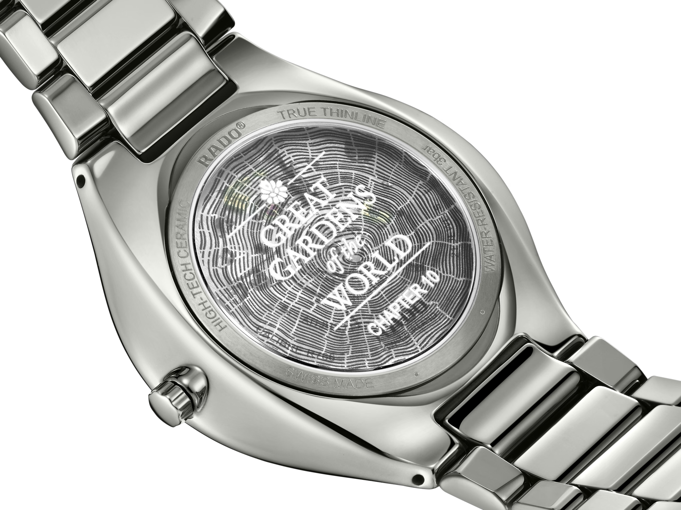 Rado True Round Thinline X Great Gardens of the World Rhodium, Rose Gold Dial Unisex 40mm - view 3