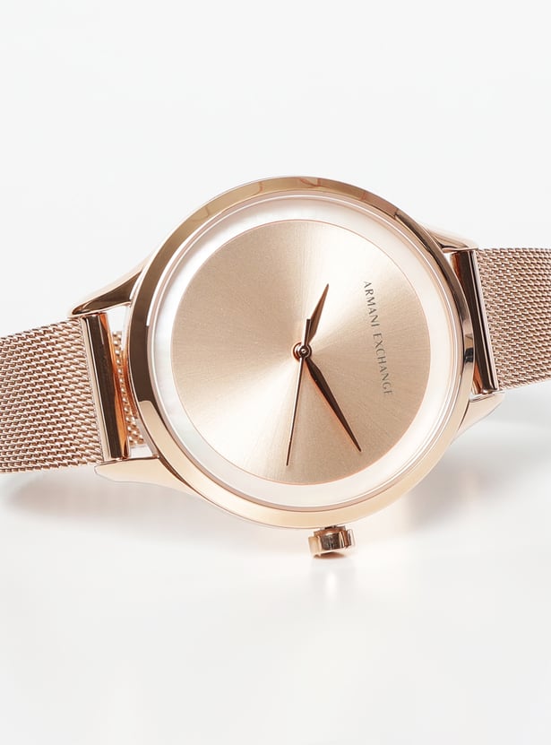 Armani Exchange Harper Rose Gold Dial Women 38mm