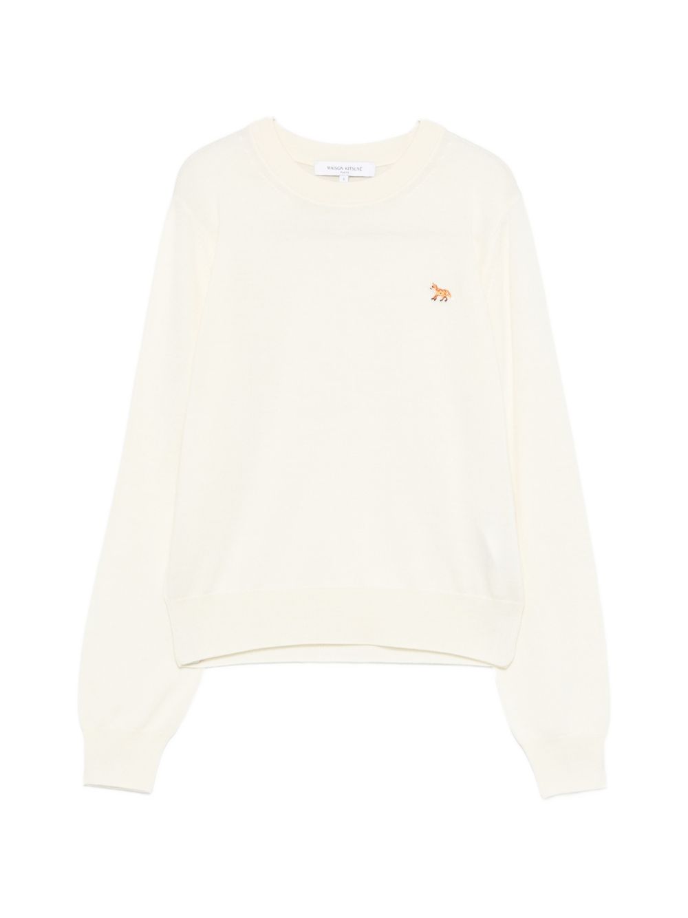 Maison Kitsuné Baby Fox wool crewneck jumper – RWS Wool 100%