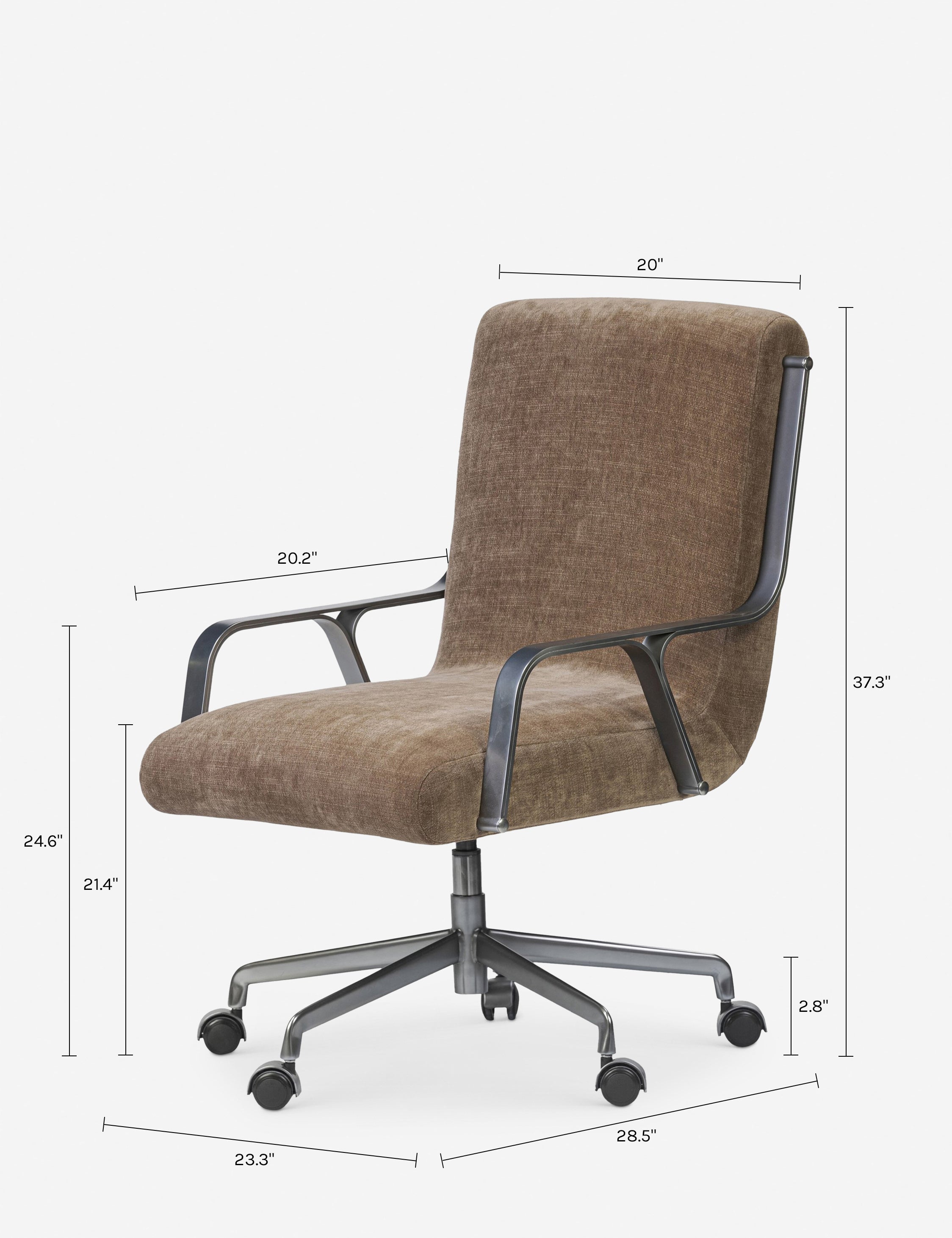 Lulu and Georgia Polina Desk Chair – Mushroom - view 6