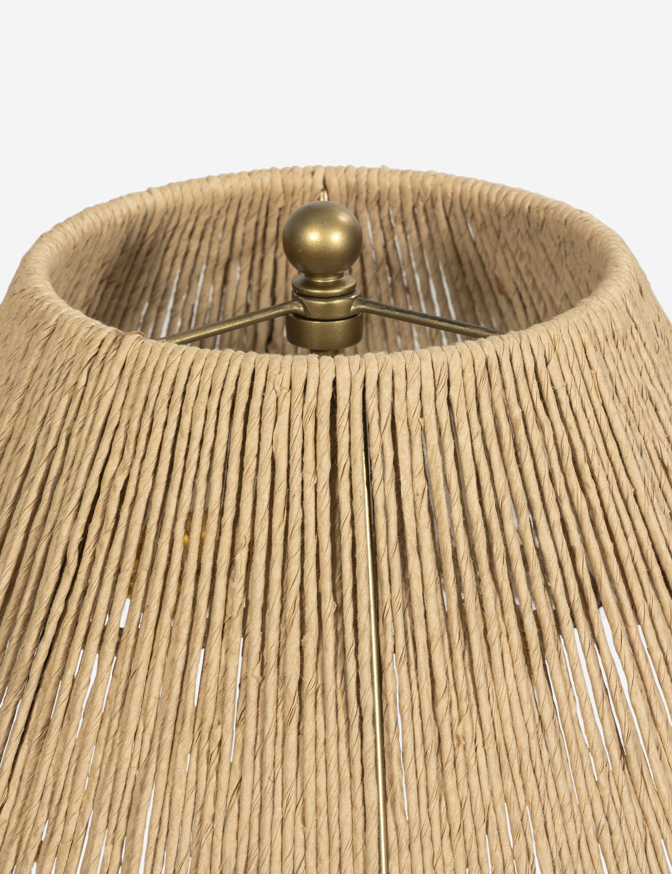 Lulu and Georgia Julian Table Lamp – Natural - view 4