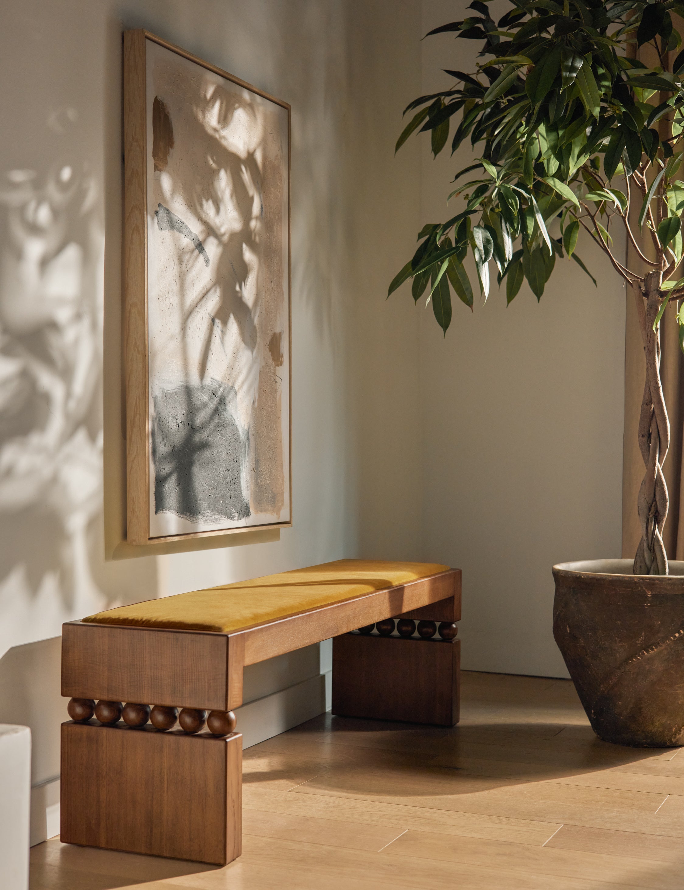 Lulu and Georgia Ceiba Bench by Carly Cushnie - view 3