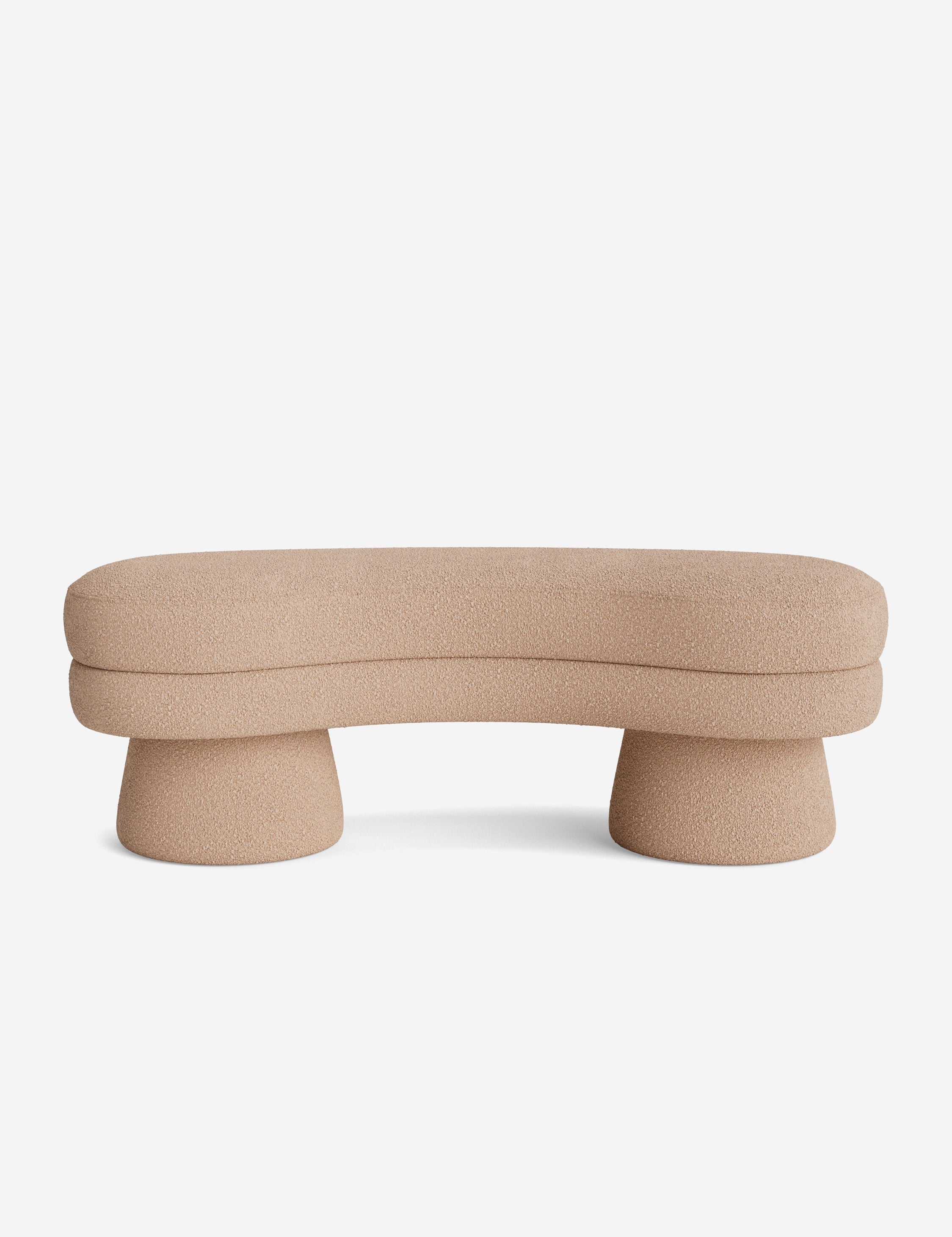 Open box bellet – Lulu and Georgia Open Box: Bellet Bench, Pearl Luxe Boucle