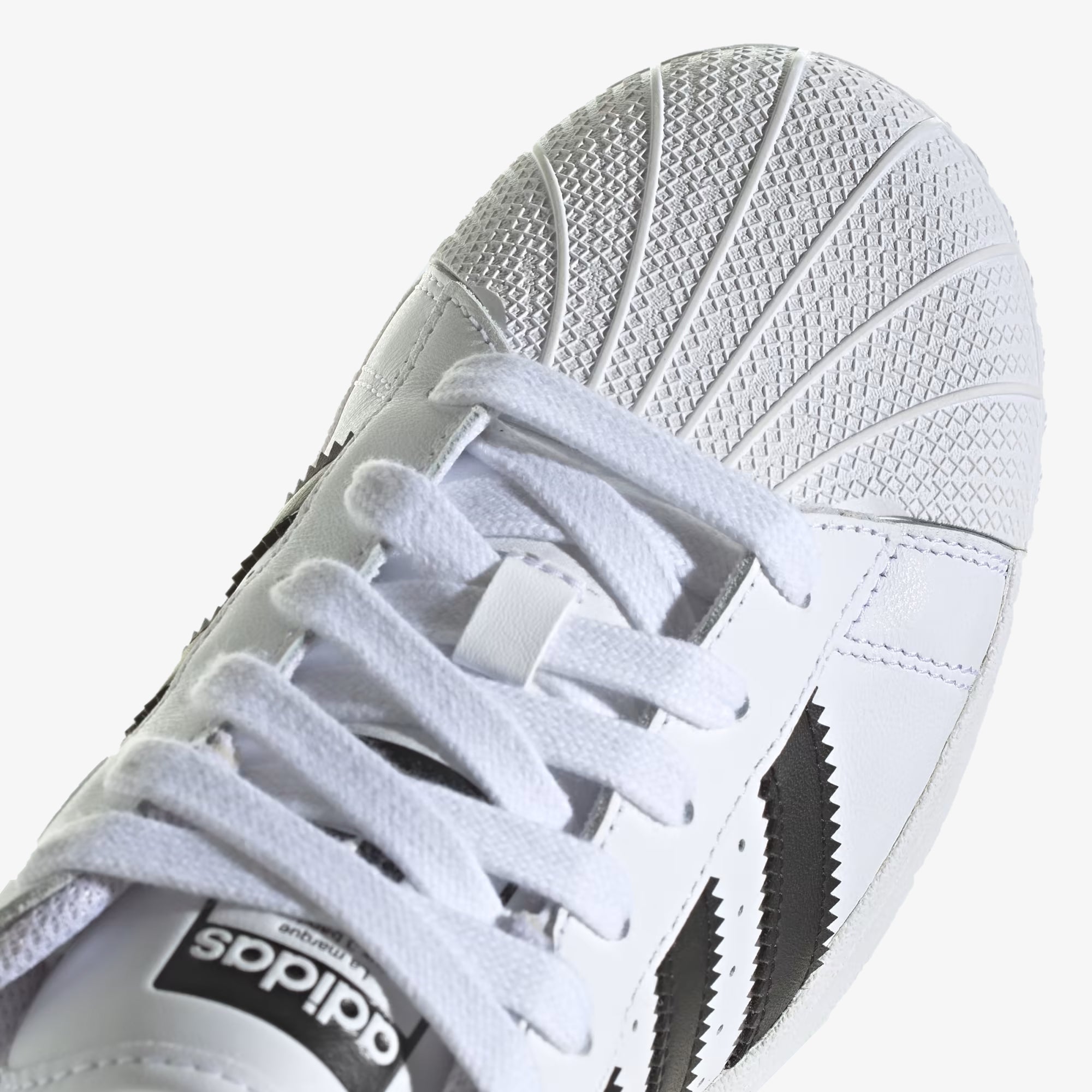 Adidas Originals | SUPERSTAR XLG { CLOUD WHITE/CORE BLACK/CLOUD WHITE - view 3