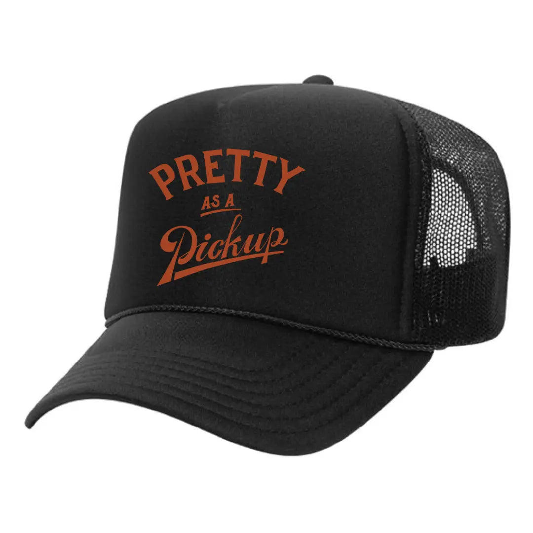 Radial Pretty Foam Trucker Hat – Black