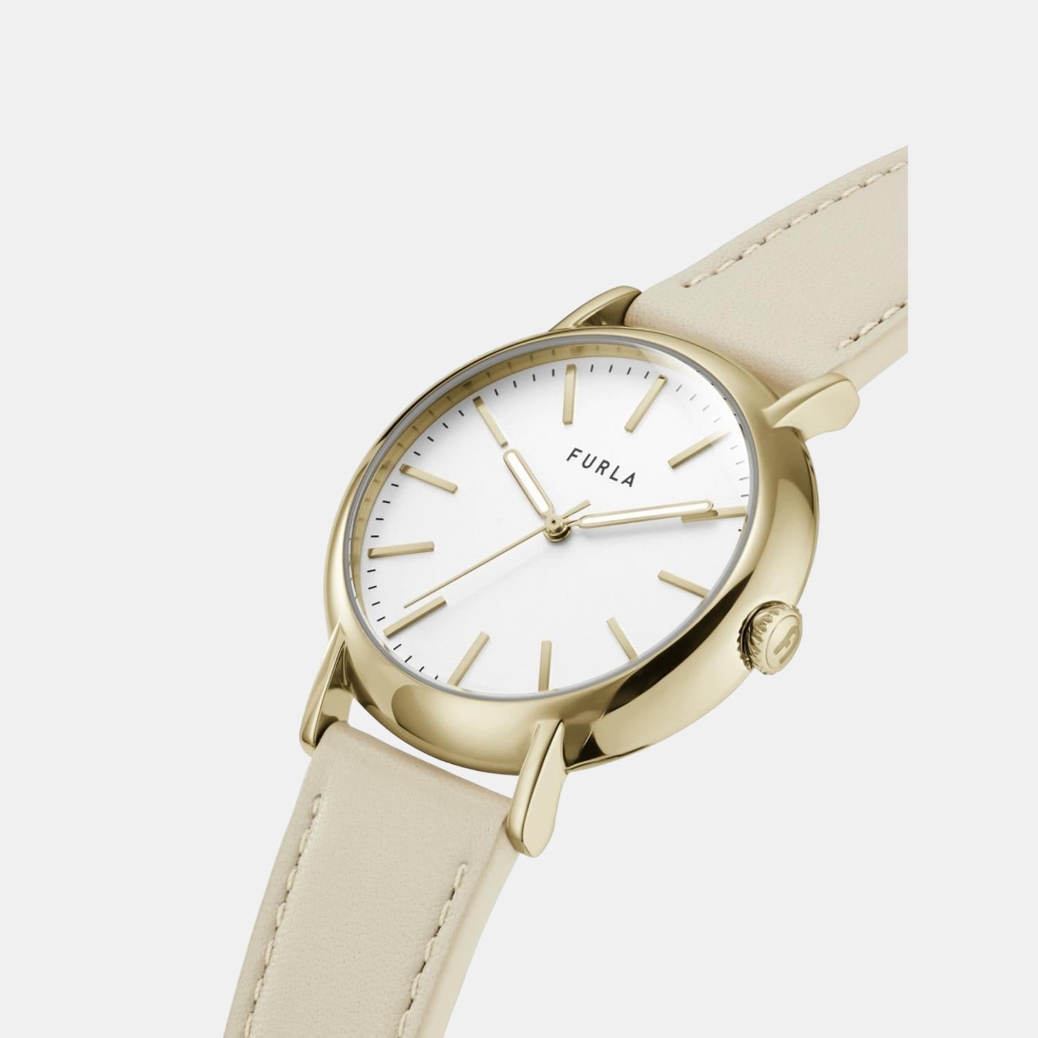 Furla Heritage Women Quartz White Dial Analog Leather Watch WW00023003L2 - view 3