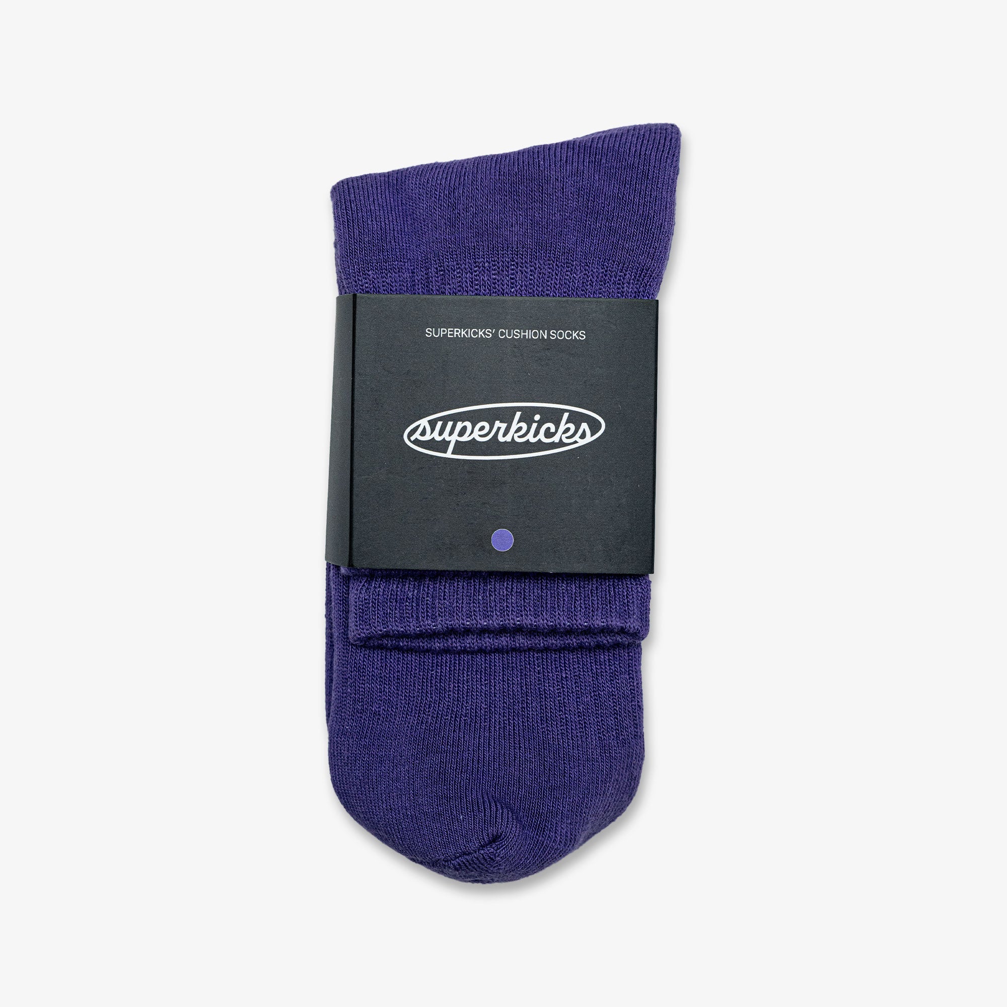 Superkicks | CREW SOCKS { PURPLE - view 2