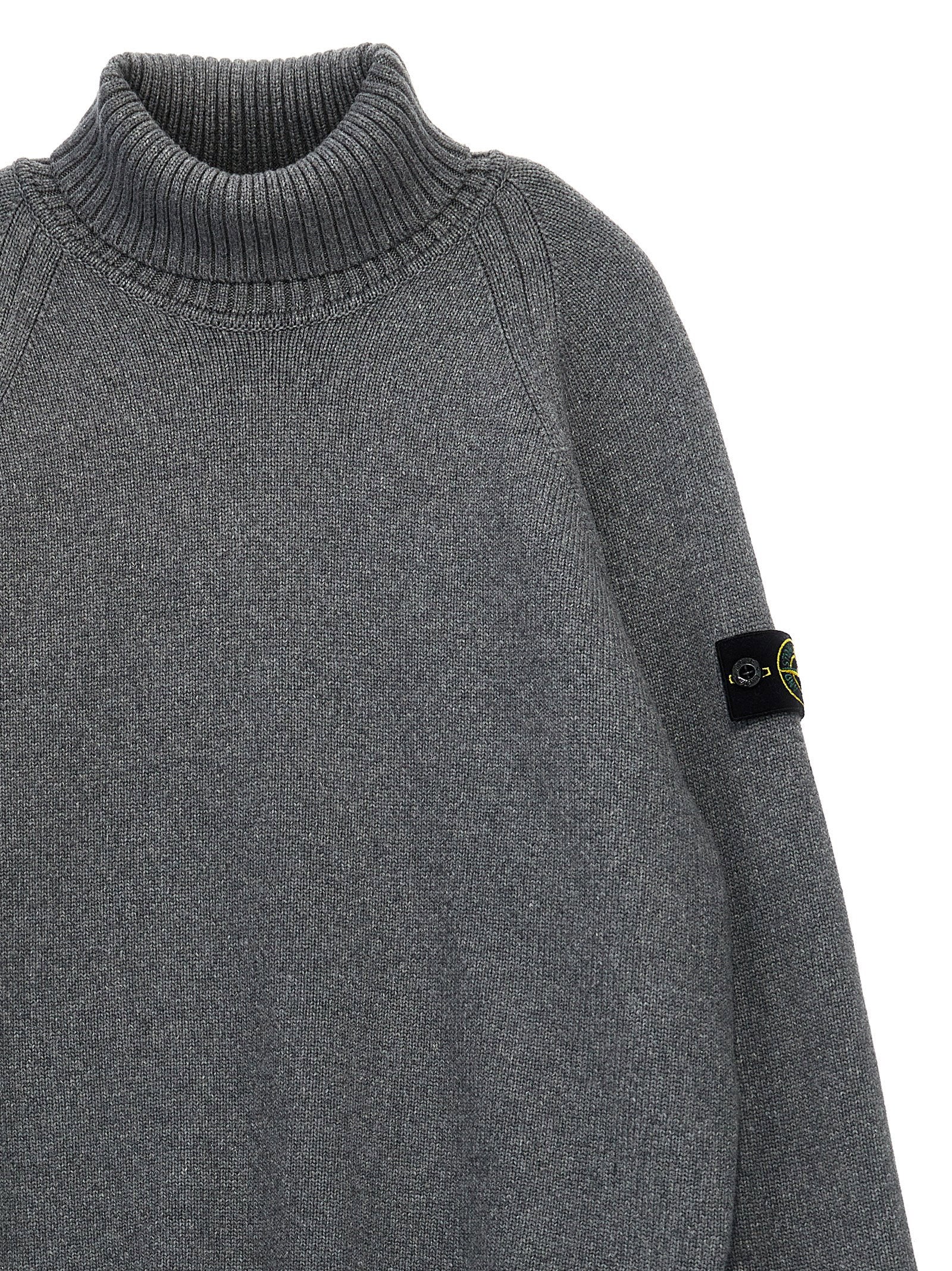 Stone Island Junior Logo Badge Sweater – 79% cotton 21% ee - view 3