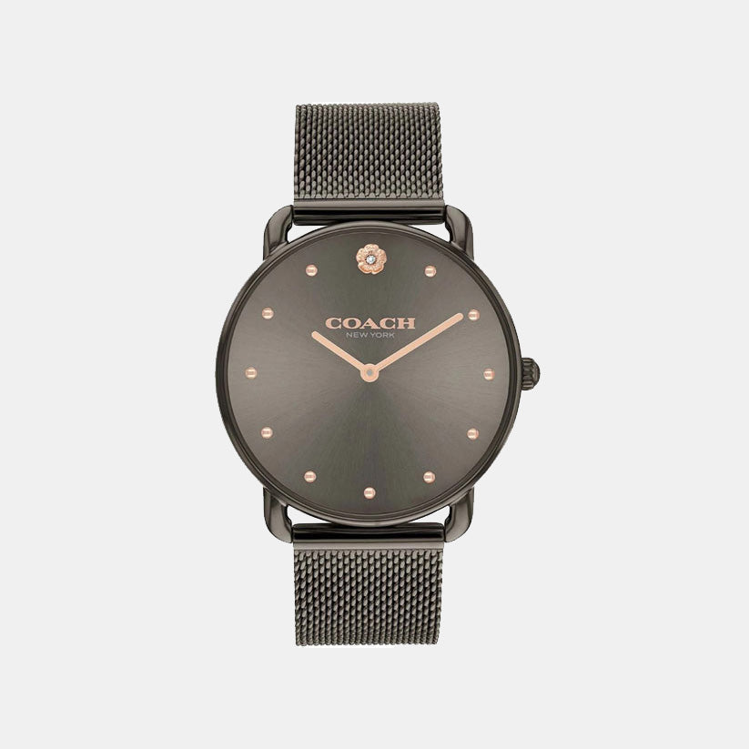 Coach Elliot Women Quartz Grey Dial Analog Stainless Steel Watch 14504210