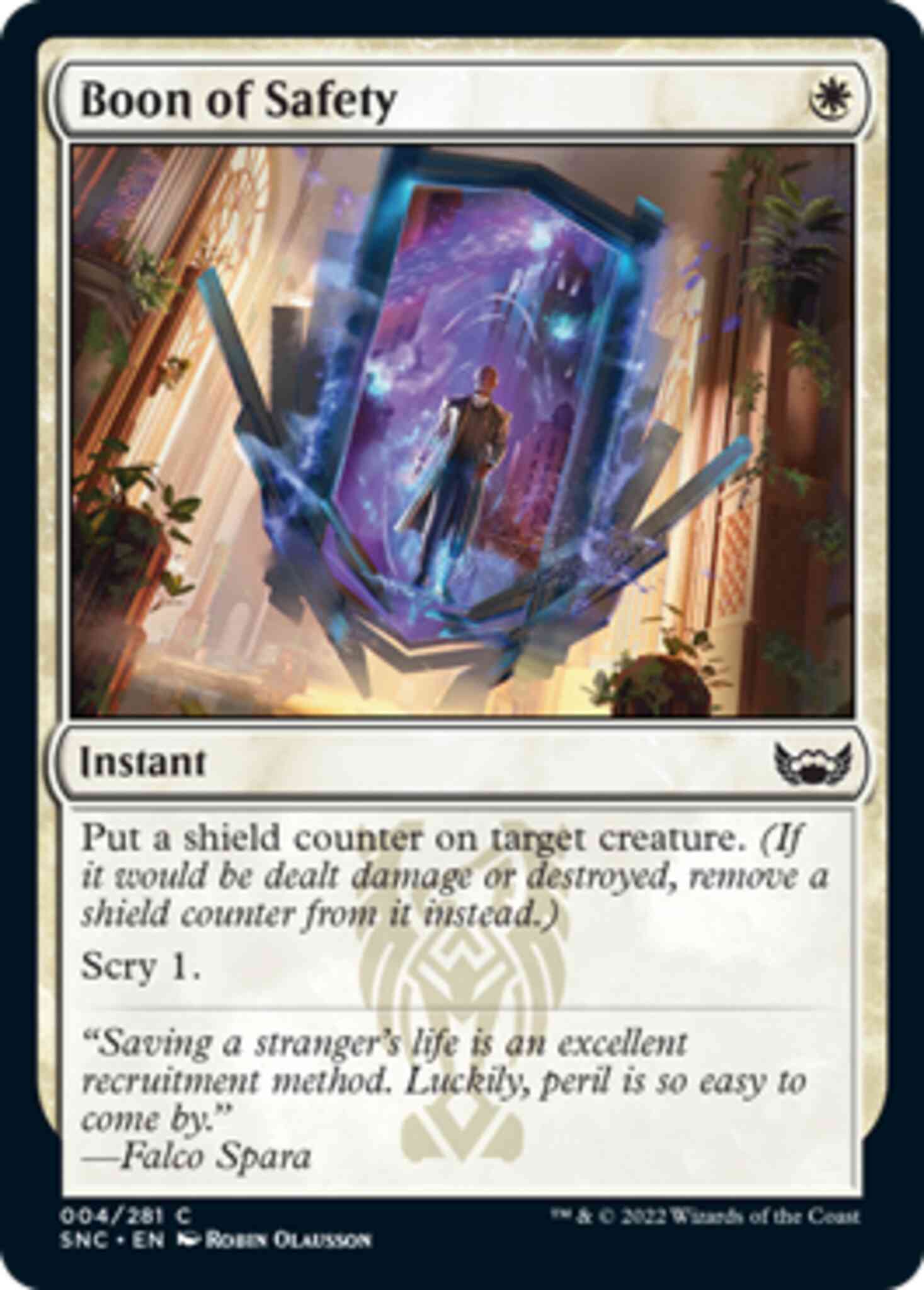 Magic Boon of Safety [4] [Streets of New Capenna] [Non-Foil]