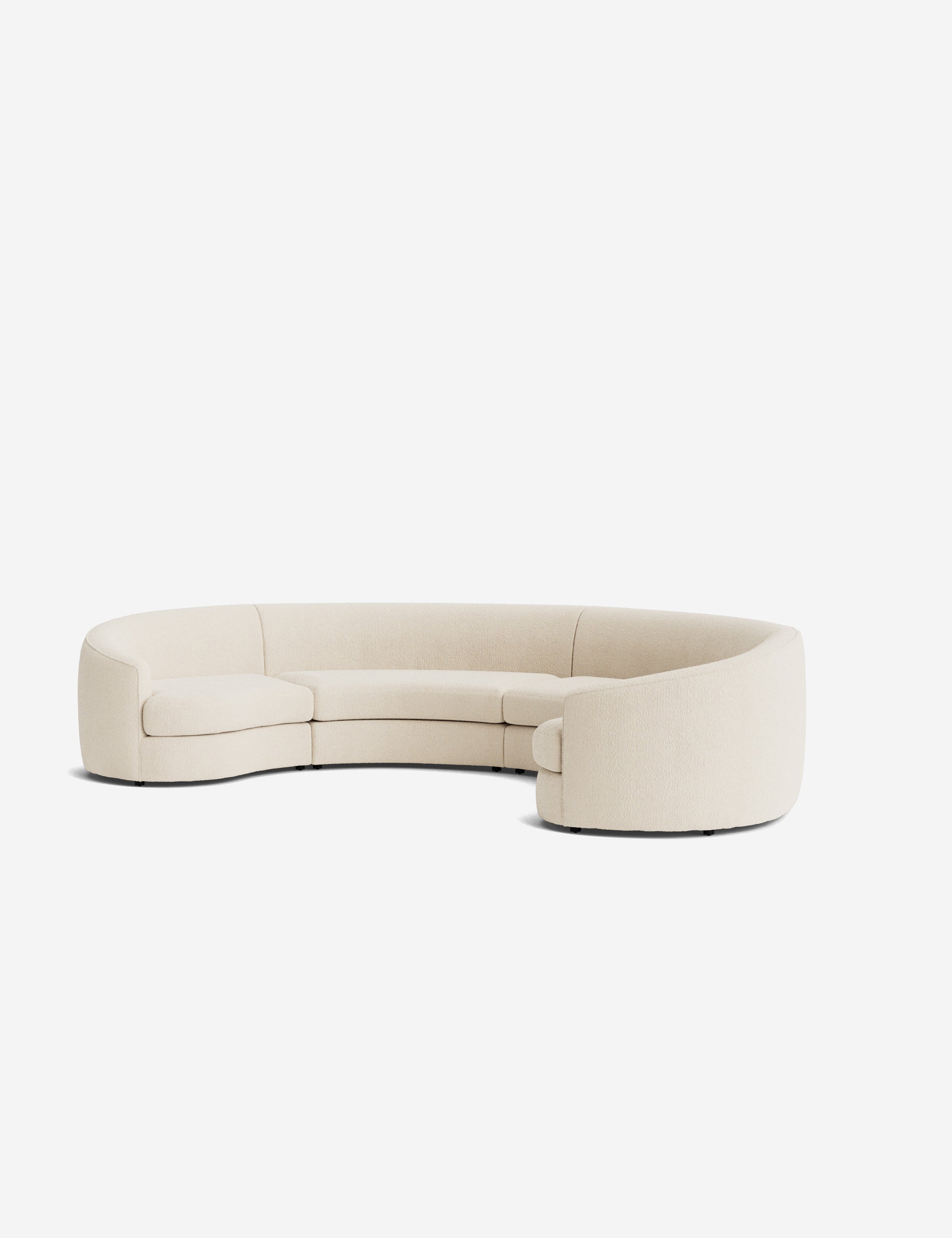 Lulu and Georgia Imada Modular Curved Sectional Sofa - view 57